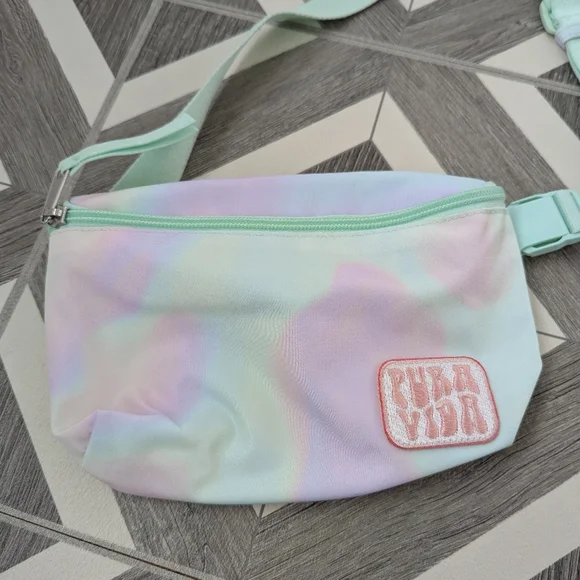 Pura Vida Pastel Tye Dye Fanny Pack - Picture 2 of 7